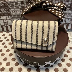 Henri Bendel West 57th Striped Card Case